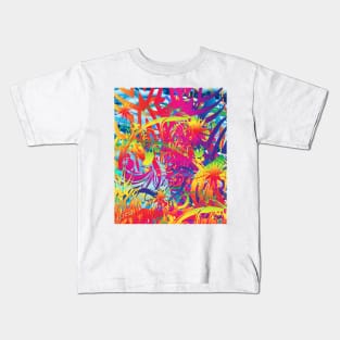 Abstract Magical Garden Kids T-Shirt